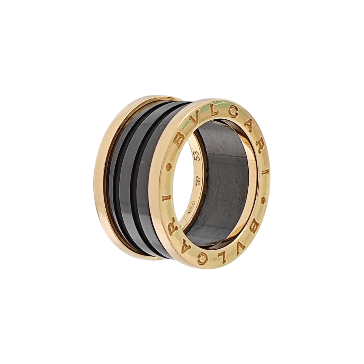 B.ZERO1 18k Rose Gold Ring EU 53