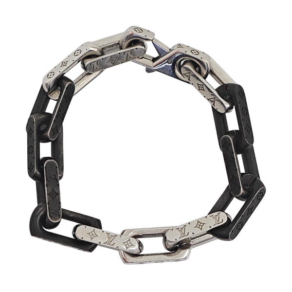 MONOGRAM CHAIN Metal Silver Bracelet