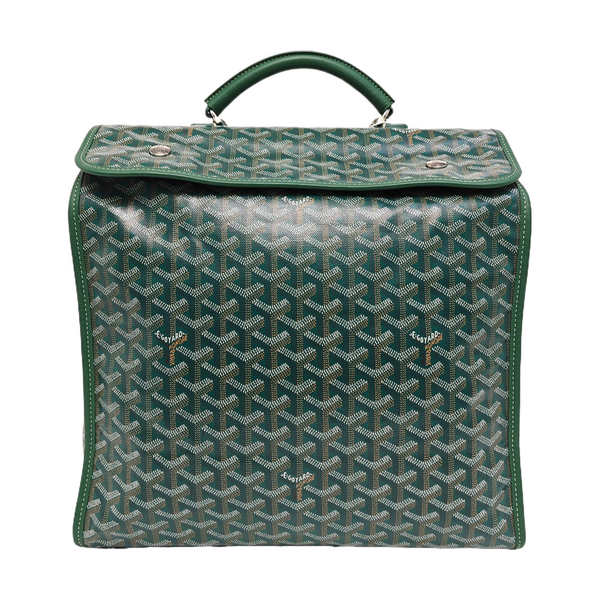 Saint Léger Coated Canvas Green