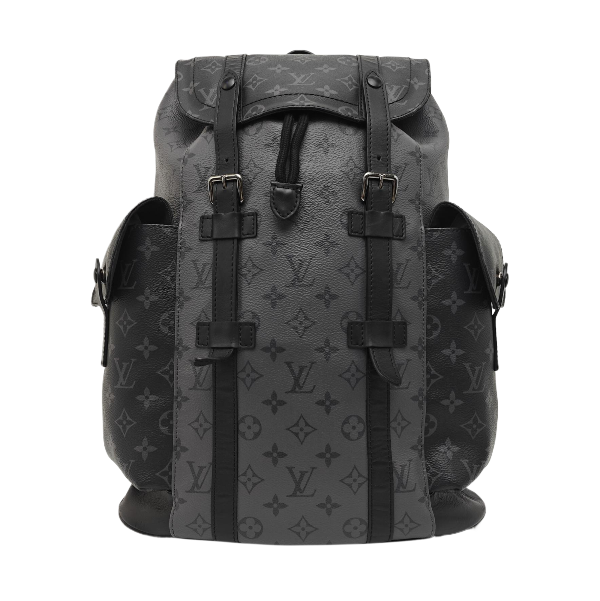 CHRISTOPHER Monogram Coated Canvas Gray