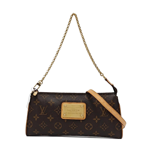 EVA Damier Ebene Coated Canvas Brown