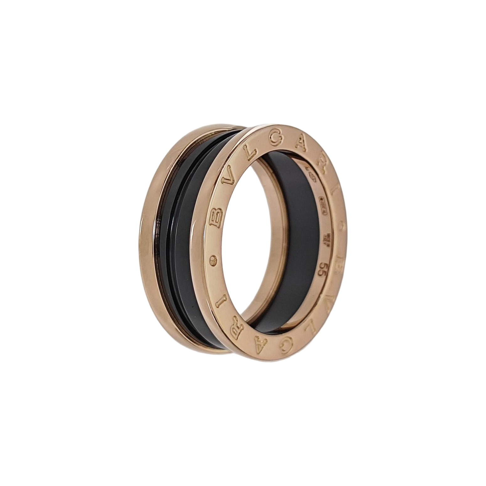 B.ZERO1 18k Rose Gold Ring EU 55