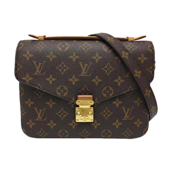 Authenticated pre-owned  MÉTIS MM Monogram Coated Canvas Brown - Crossbody Bag at Looply