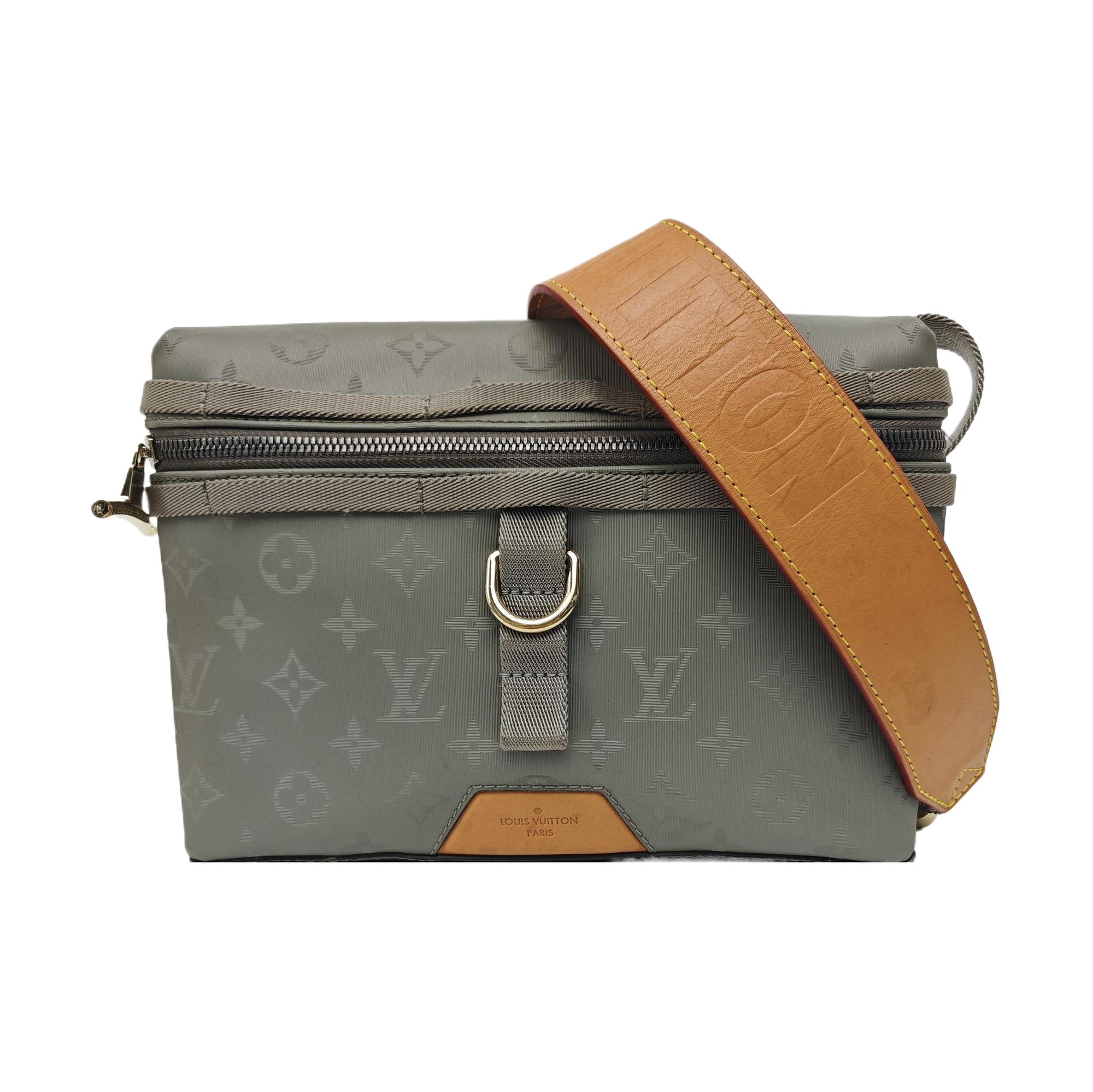 Monogram Coated Canvas Shoulder Bag Green