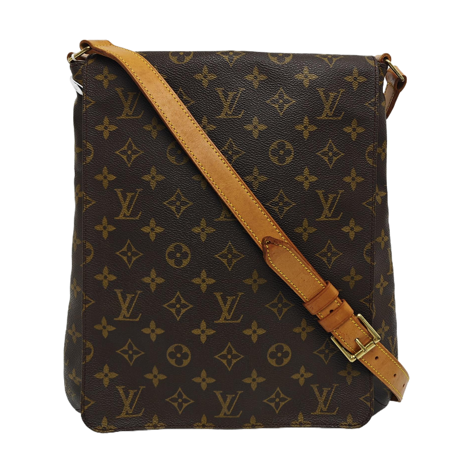 MUSETTE TANGO Monogram Coated Canvas Brown