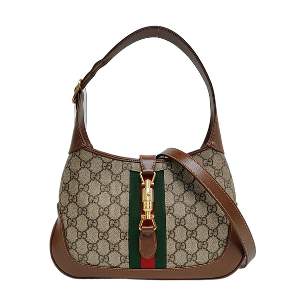 Jackie 1961 Pequeño Monograma Lona Revestida Beige