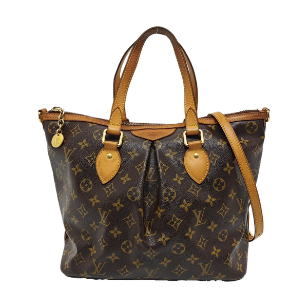 PALERMO PM Monogram Coated Canvas Brown