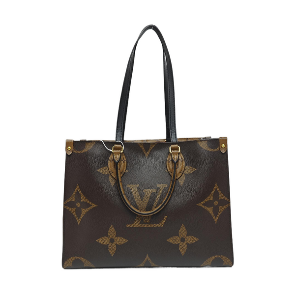 ONTHEGO MM Monogram Coated Canvas Brown