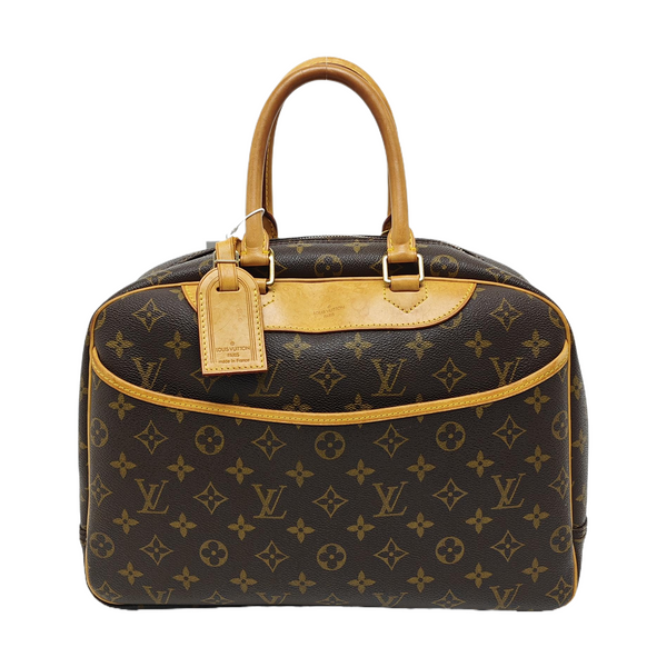DEAUVILLE Monogram Coated Canvas Brown