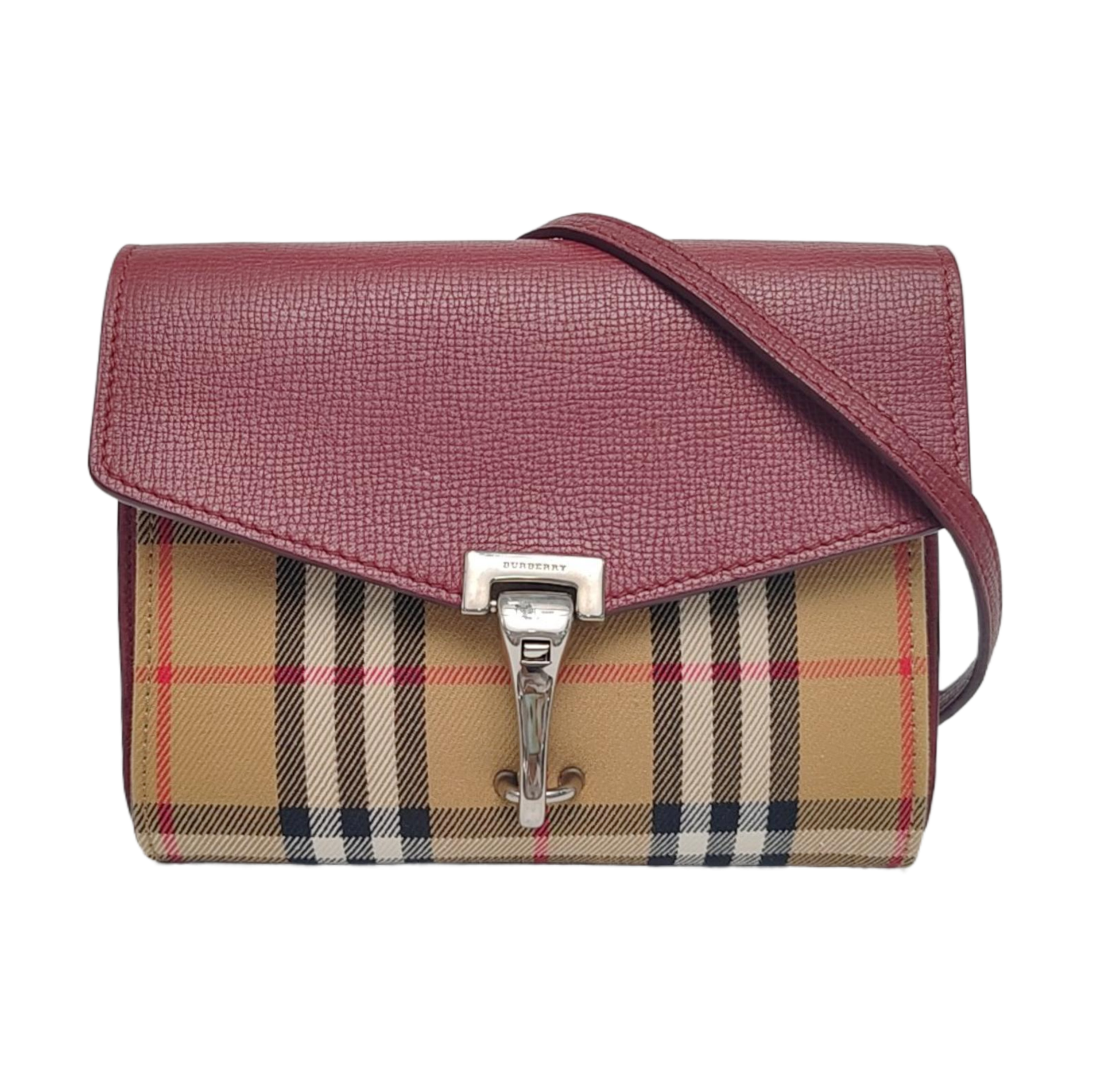 Authenticated pre-owned  Macken Patchwork Burgundy - Shoulder Bag at Looply