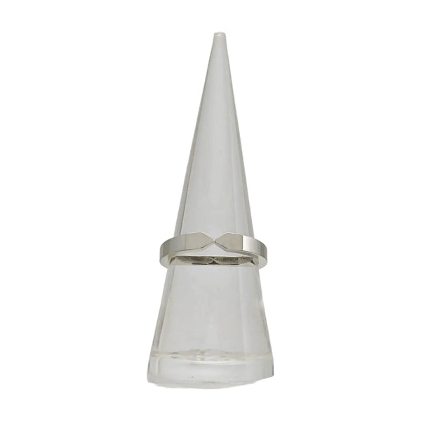 Triomphe De Chaumet Platinum Silver Ring EU 55