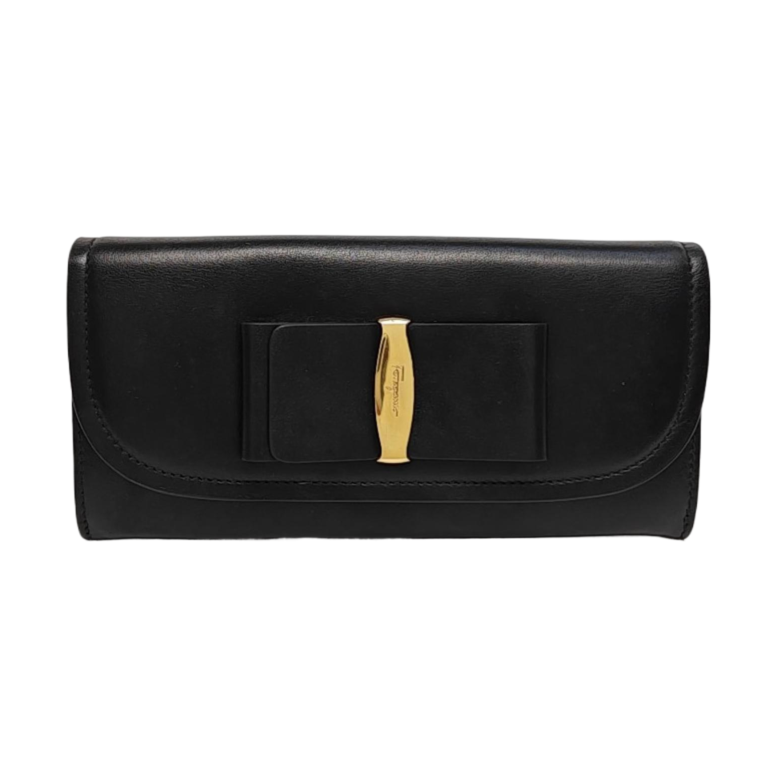 Calfskin Wallet Black