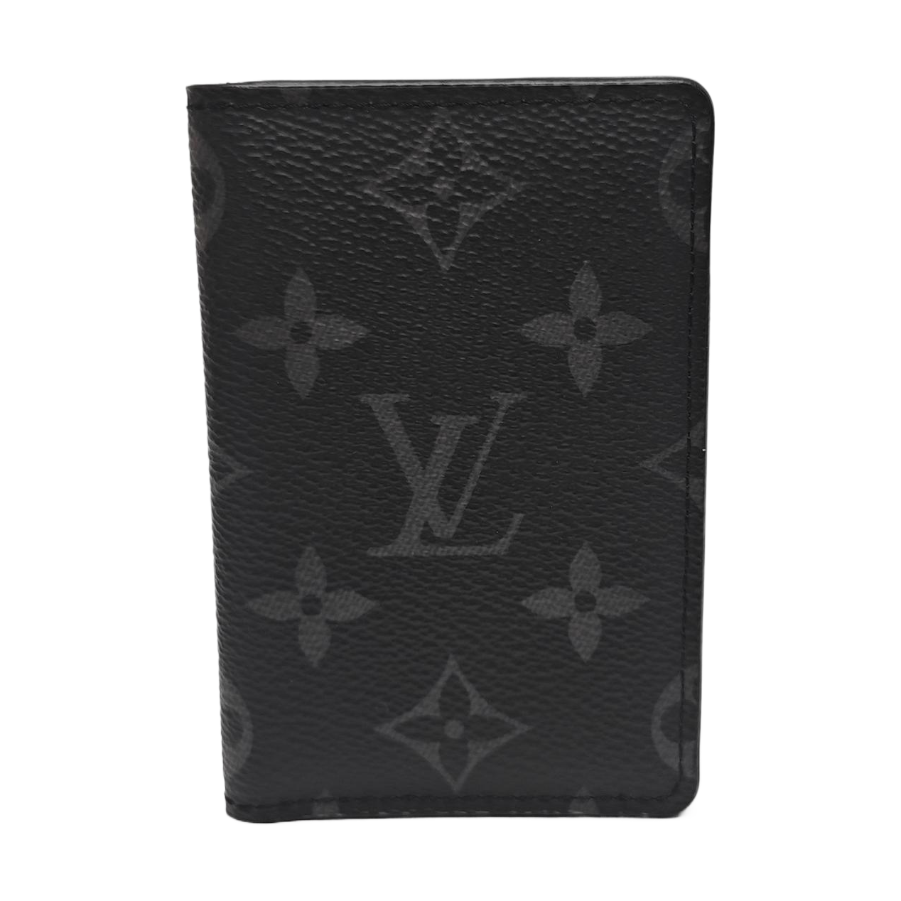 Monogram Coated Canvas Card Holder Mini Black