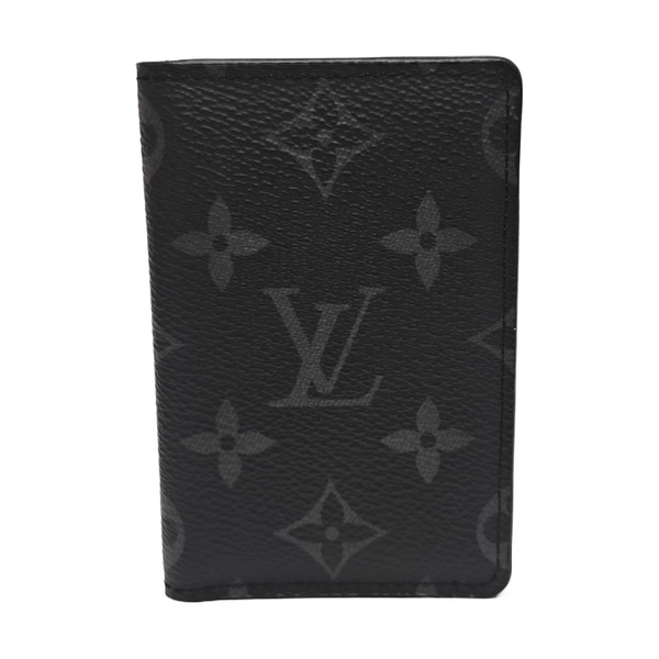 Monogram Coated Canvas Card Holder Mini Black