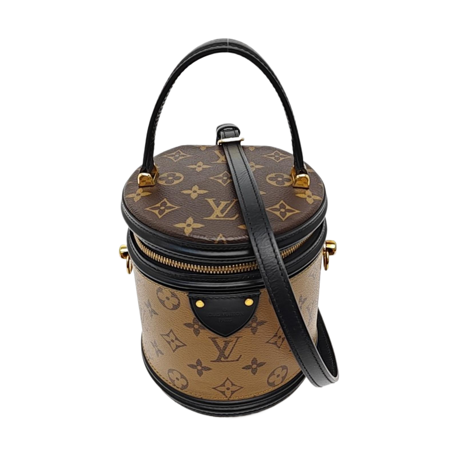 CANNES PM Monogram Coated Canvas Brown