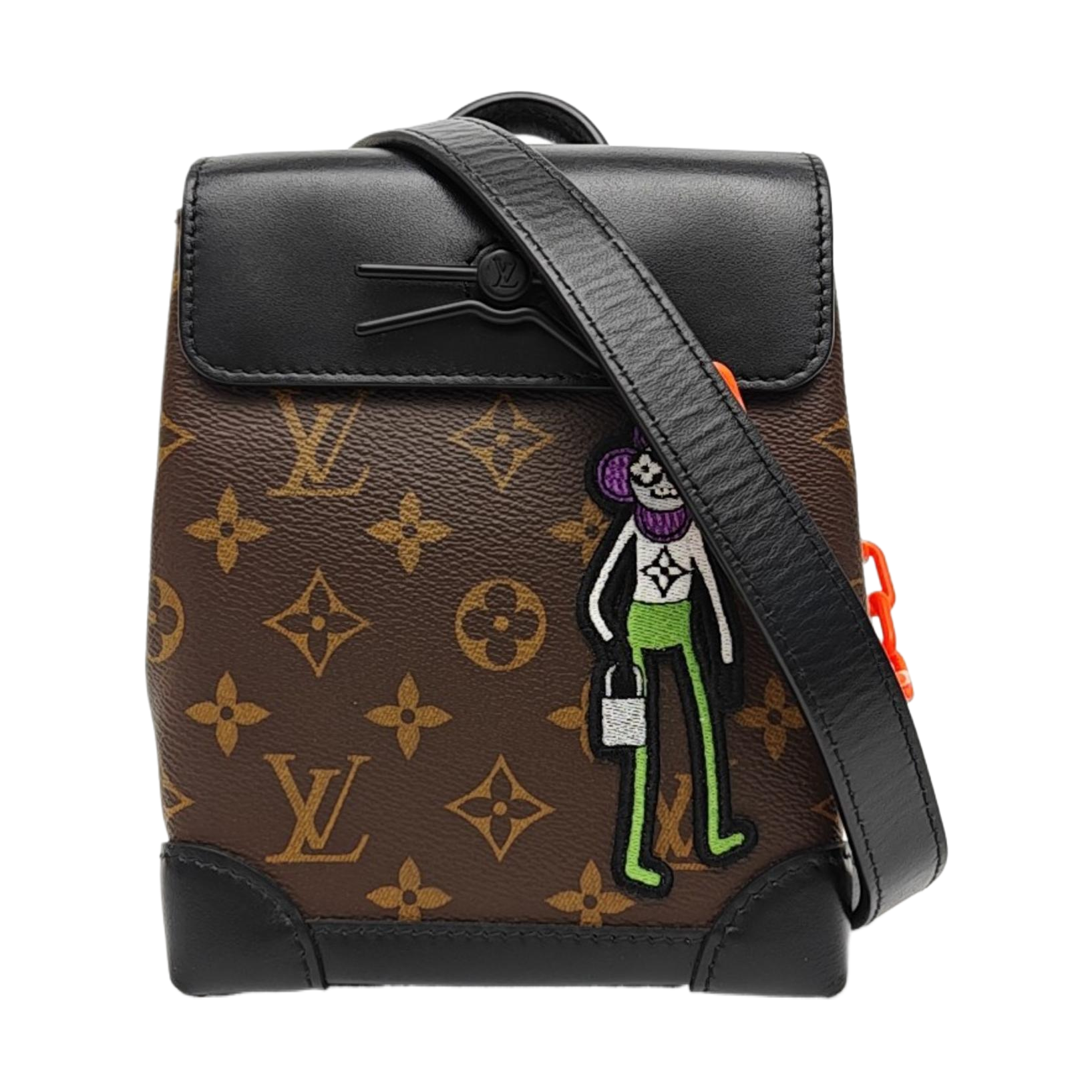 STEAMER Extra Small Monogram Coated Canvas Brown