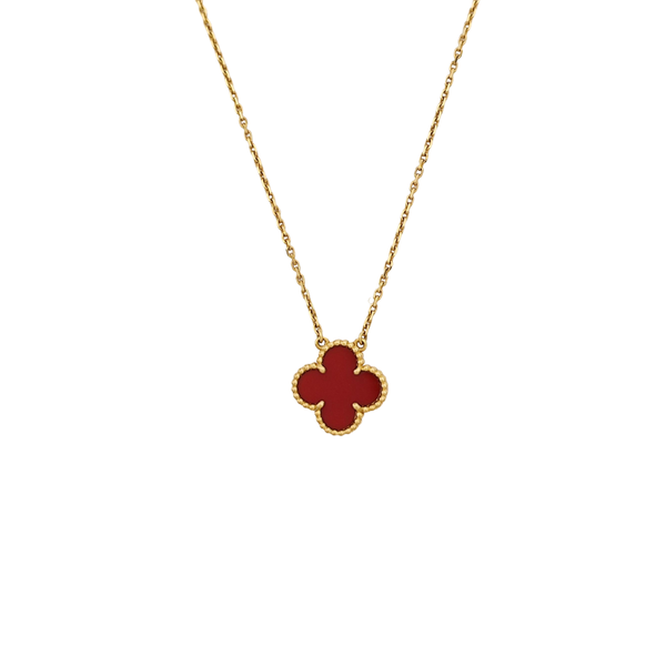Vintage Alhambra 18k Gold Necklace