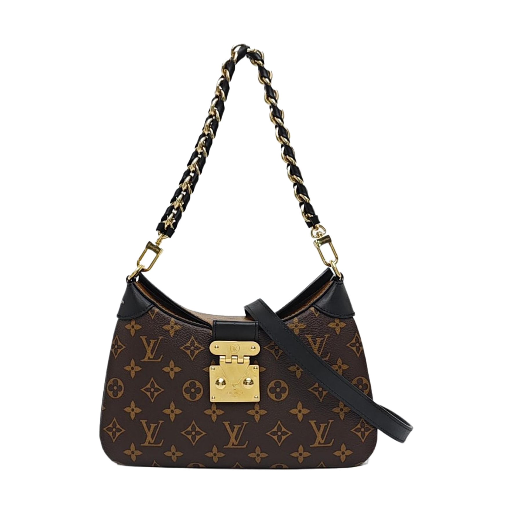 TWINNY Monogram Coated Canvas Brown