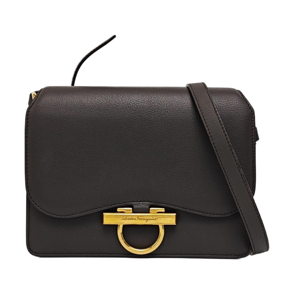 Gancini Calfskin Gray