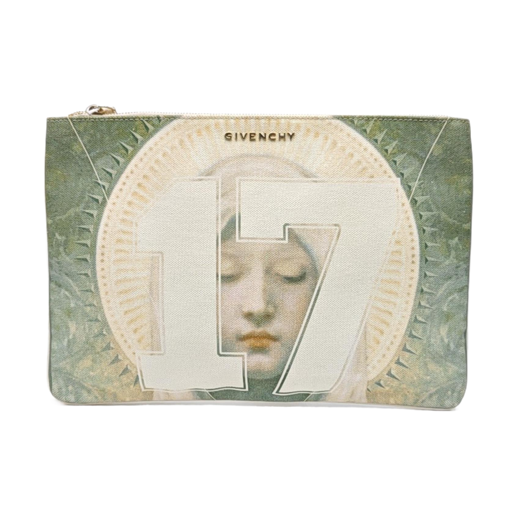 Canvas Clutch White