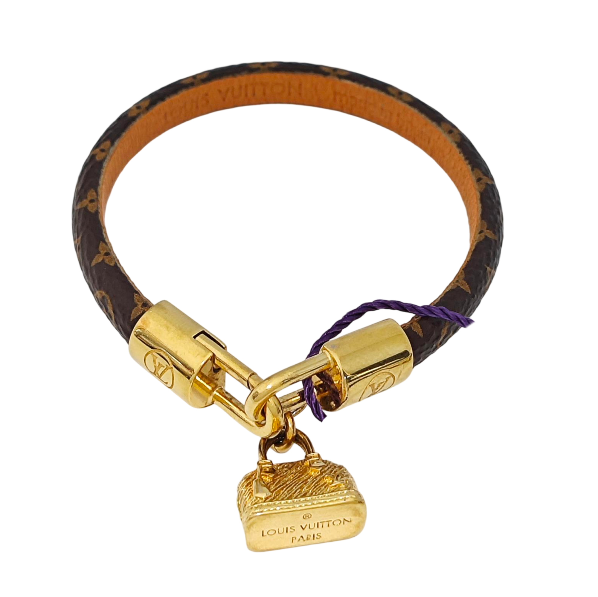 ALMA Leather Brown Bangle