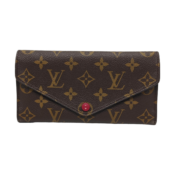 JOSÉPHINE Monogram Coated Canvas Brown Wallet