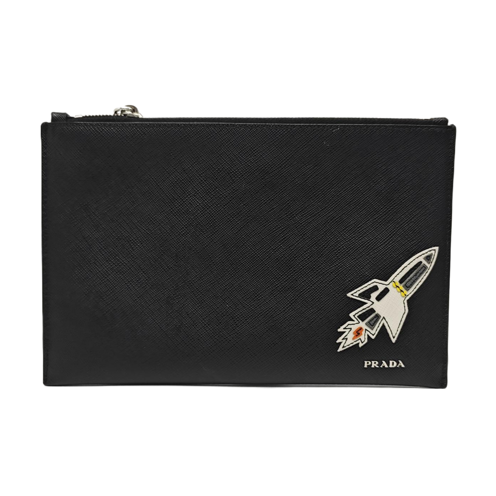 Calfskin Clutch Black