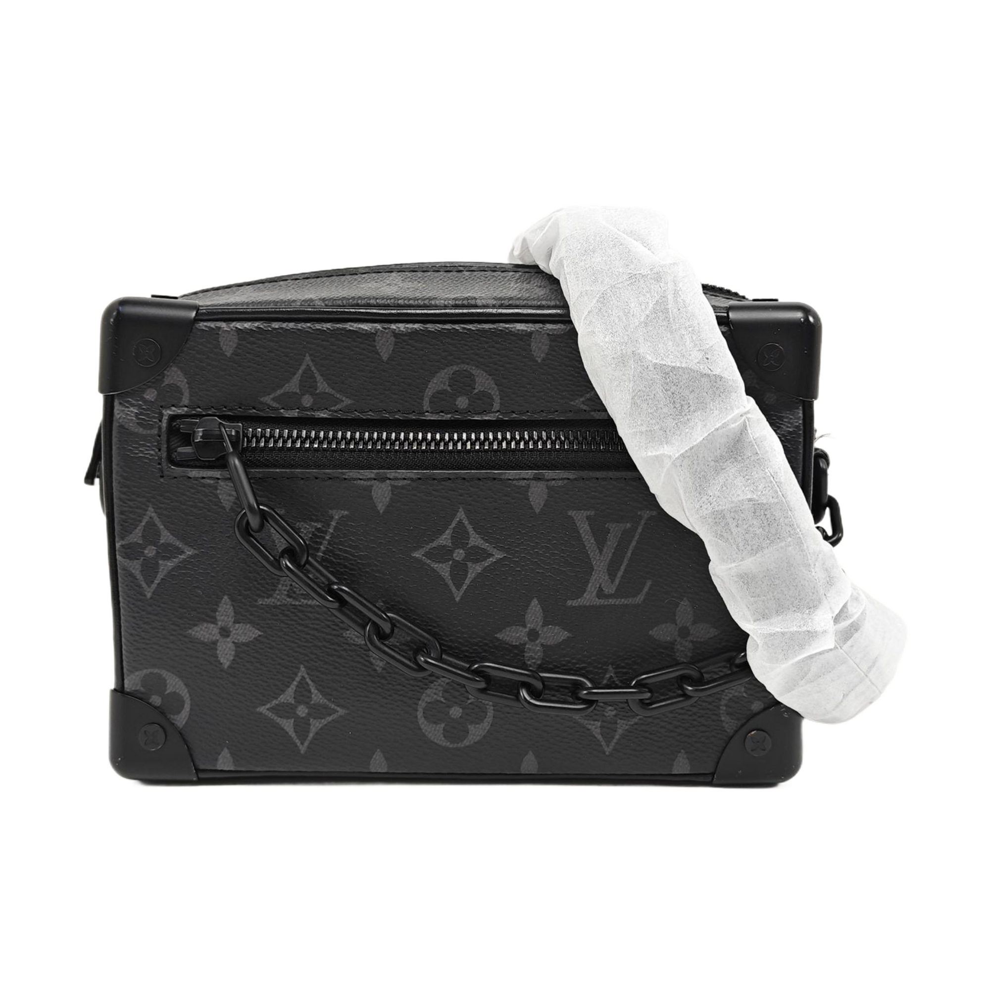 SOFT TRUNK Mini Monogram Coated Canvas Black