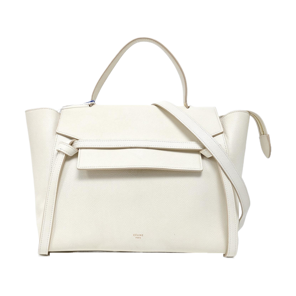 BELT Mini Calfskin White