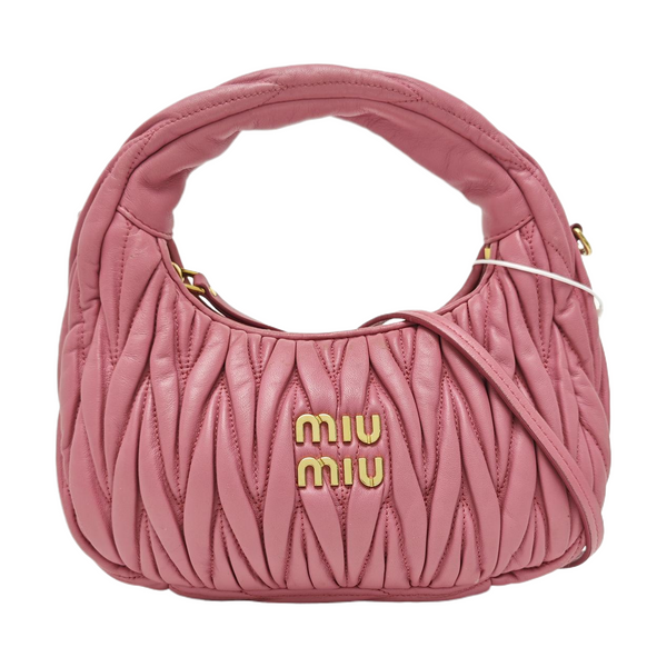 Wander Matelassé Small Quilted Lambskin Pink