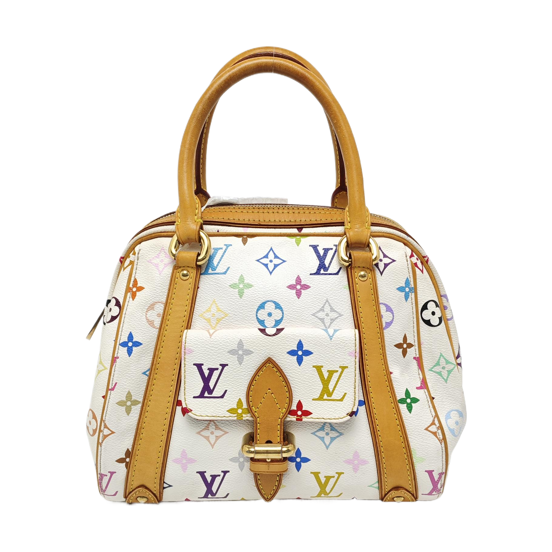 LV × TM PRISCILLA Monogram Coated Canvas White