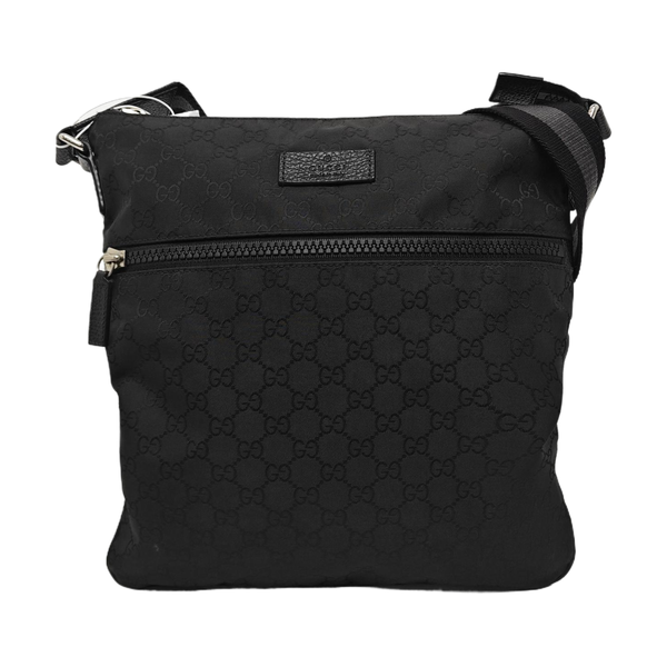 Nightcourrier Monogram Suede Black