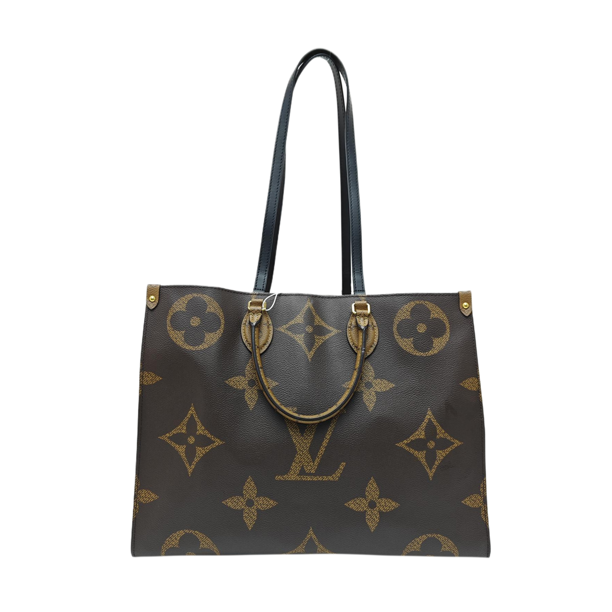 ONTHEGO GM Monogram Coated Canvas Brown