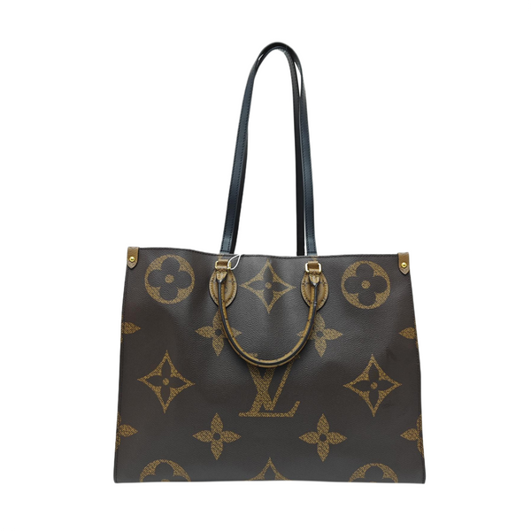 ONTHEGO GM Monogram Coated Canvas Brown