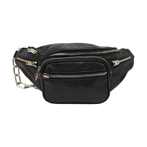 Lambskin Belt Bag Medium Black
