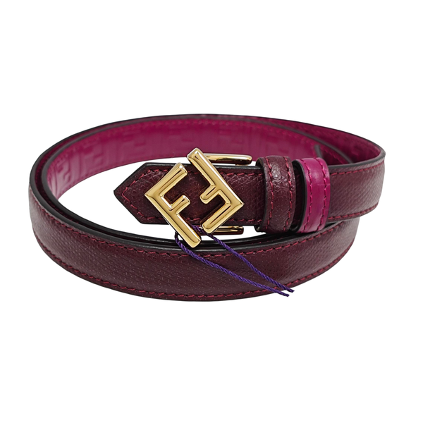 Leather Belt Purple