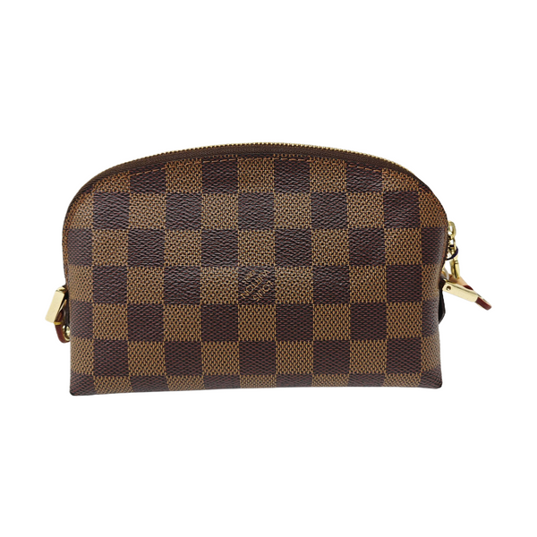 COSMETIC PM Damier Ebene Coated Canvas Brown