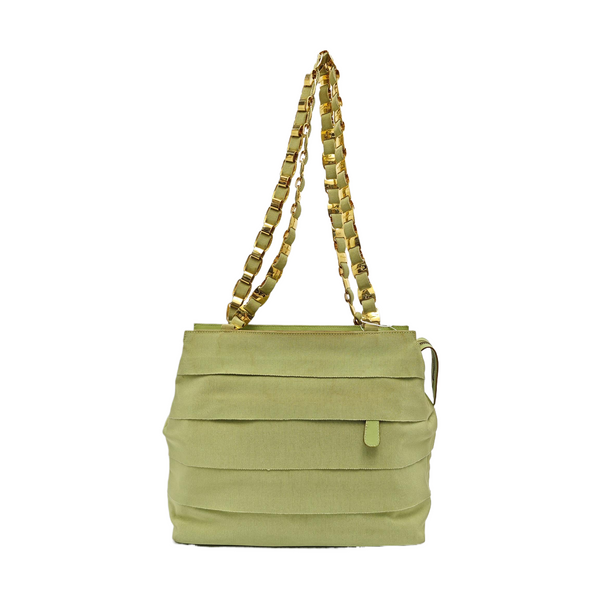 Layered Medium Canvas Green