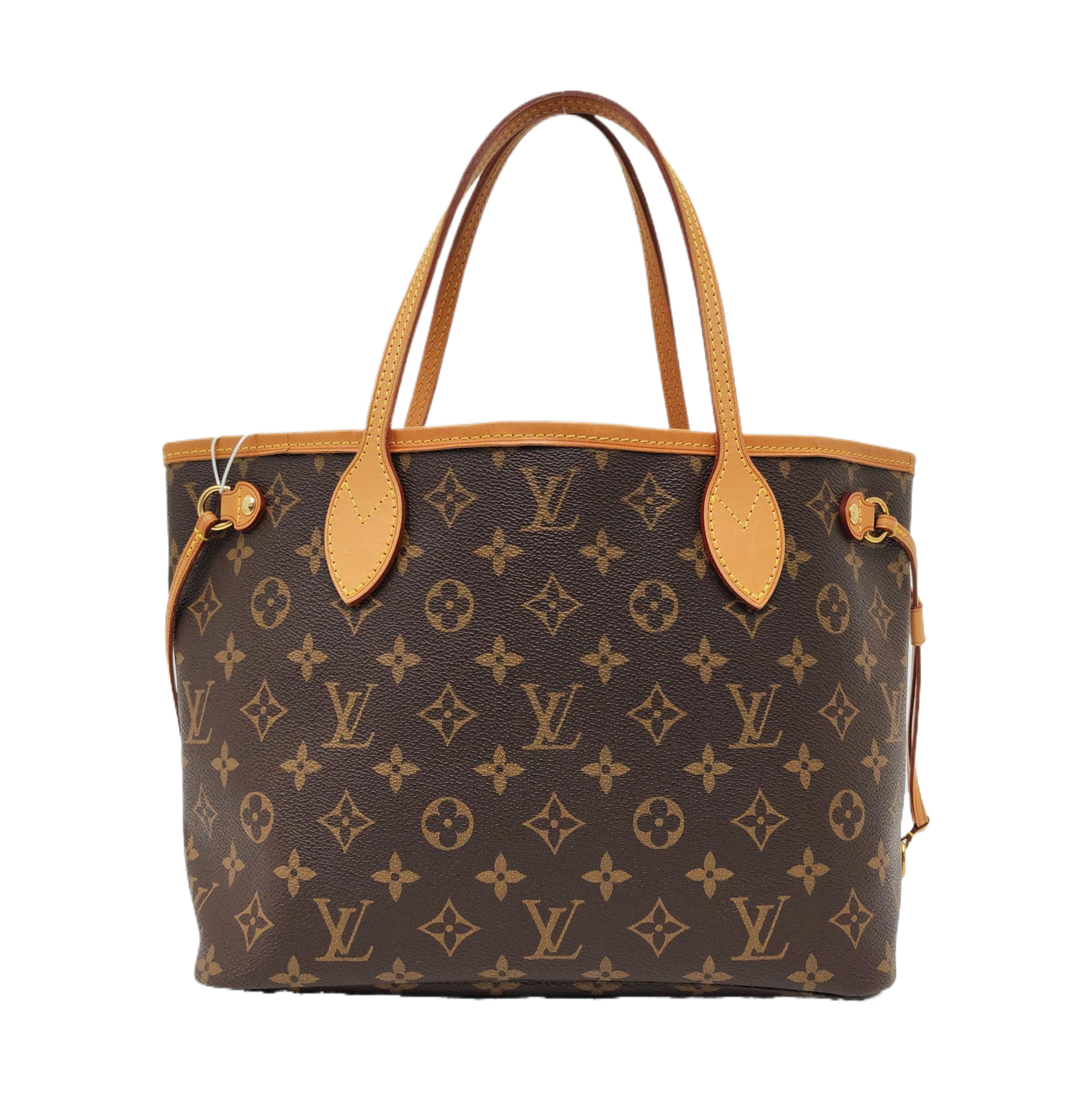 NEVERFULL PM Monogram Coated Canvas Brown
