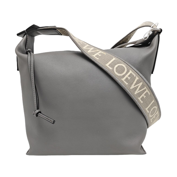 Calfskin Shoulder Bag Gray