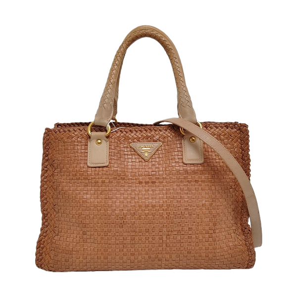 Calfskin Tote Bag Brown