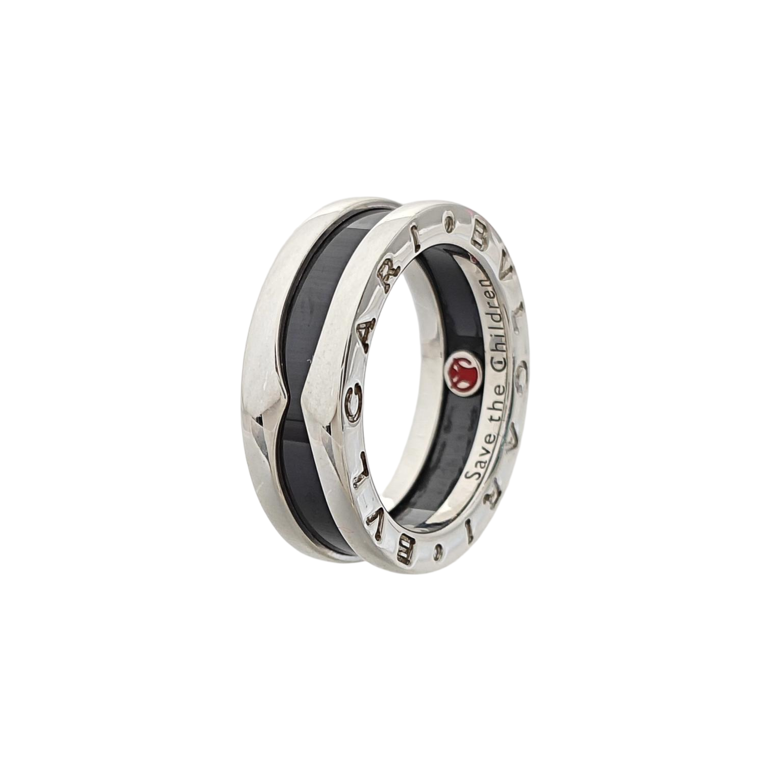 B.ZERO1 925 Sterling Silver Ring EU 50