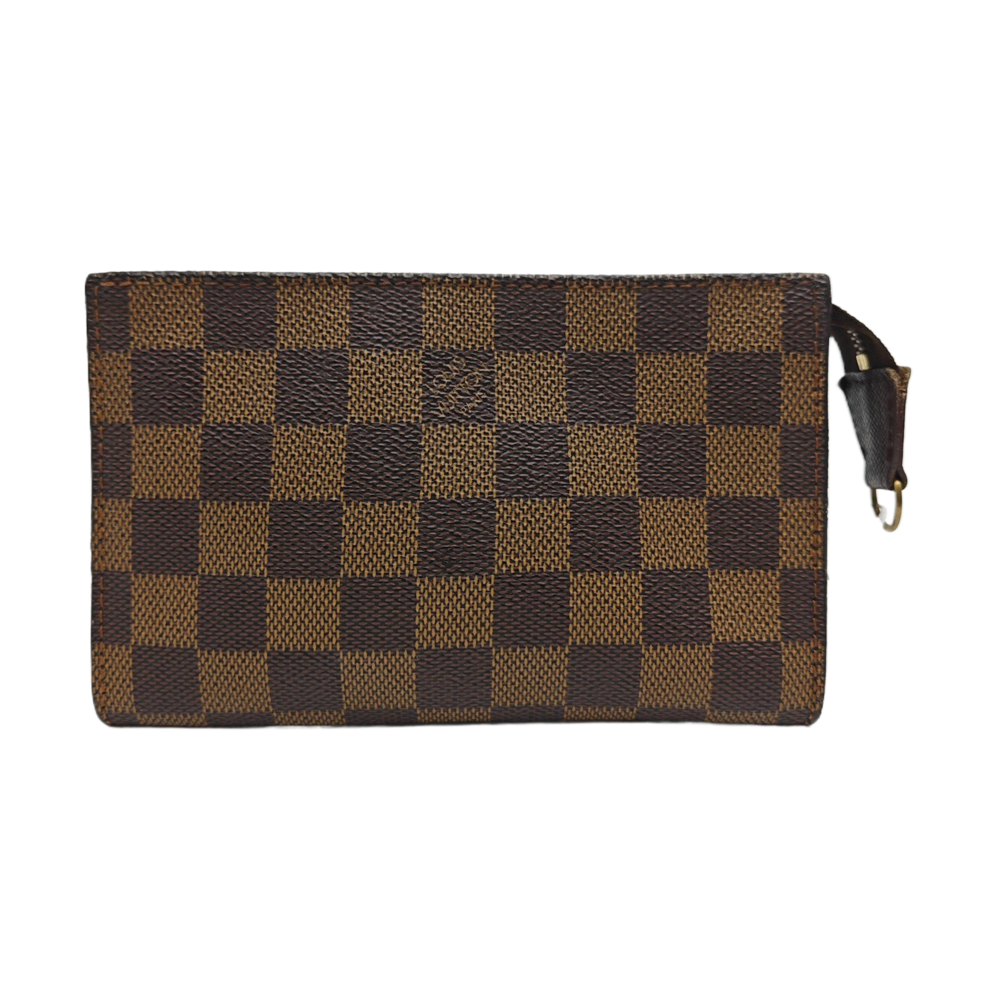 JOSÉPHINE 15 Damier Ebene Coated Canvas Brown