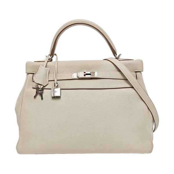 Kelly 32 Togo White