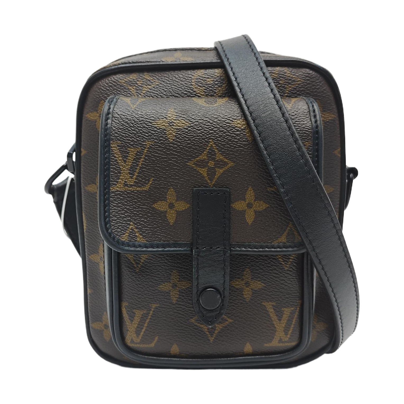 CHRISTOPHER Monogram Coated Canvas Brown