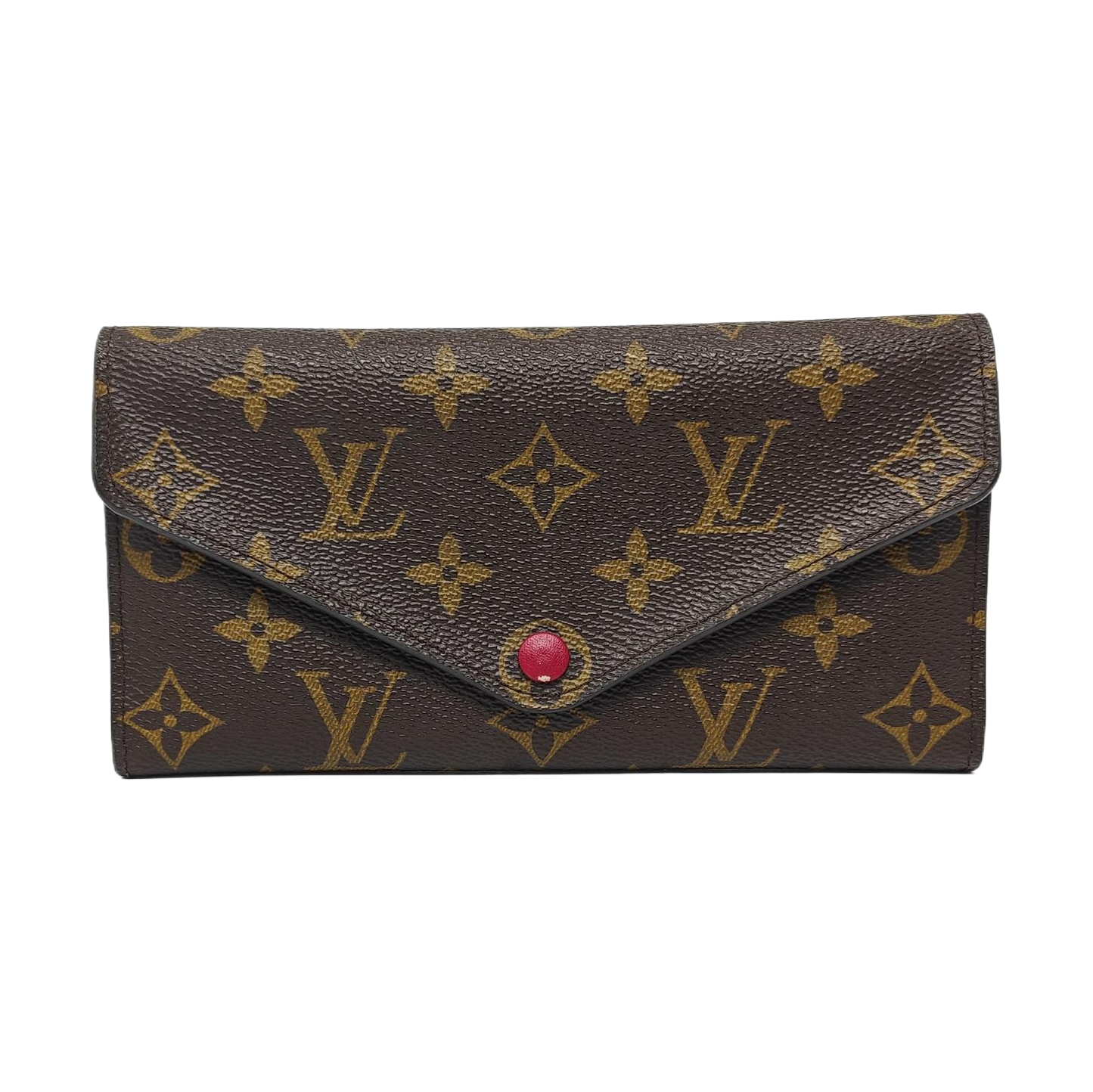 JOSÉPHINE Monogram Coated Canvas Brown Wallet
