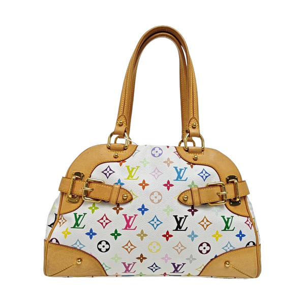LV × TM CLAUDIA Monogram Coated Canvas White