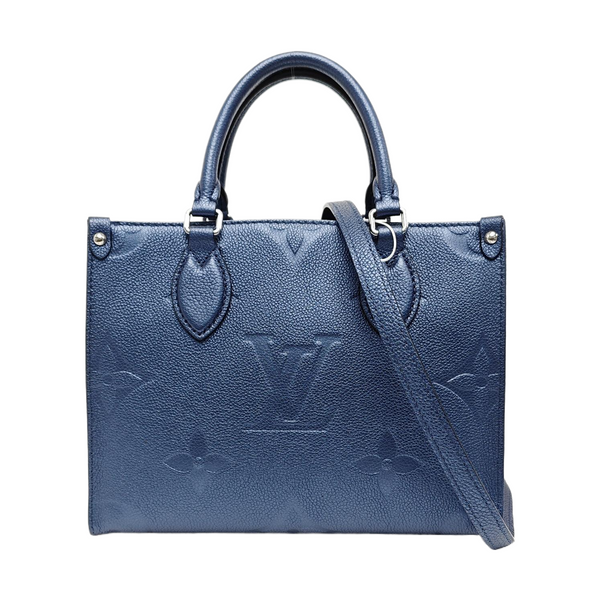 ONTHEGO PM Calfskin Blue
