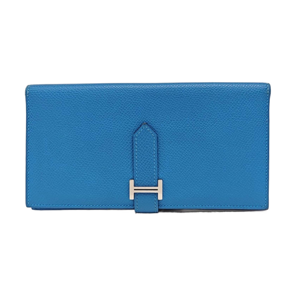 Bearn Medium Epsom Blue Wallet
