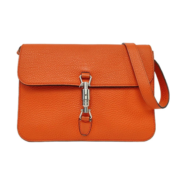 Authenticated pre-owned  Jackie 1961 Calfskin Orange - Crossbody Bag at Looply